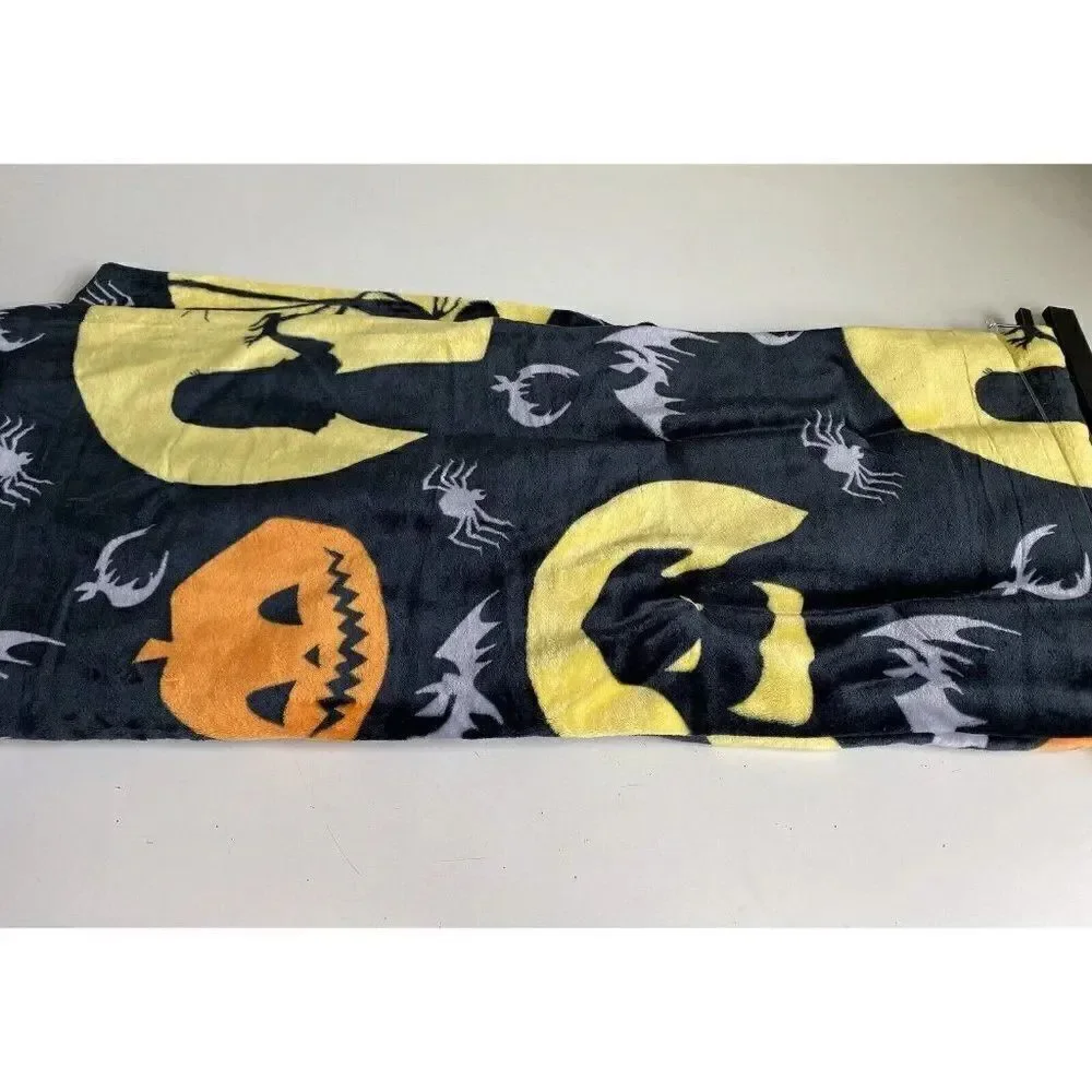 Nightmare Before‎ Christmas Plush Throw Blanket 50X70” Jack Oogie Sally NEW